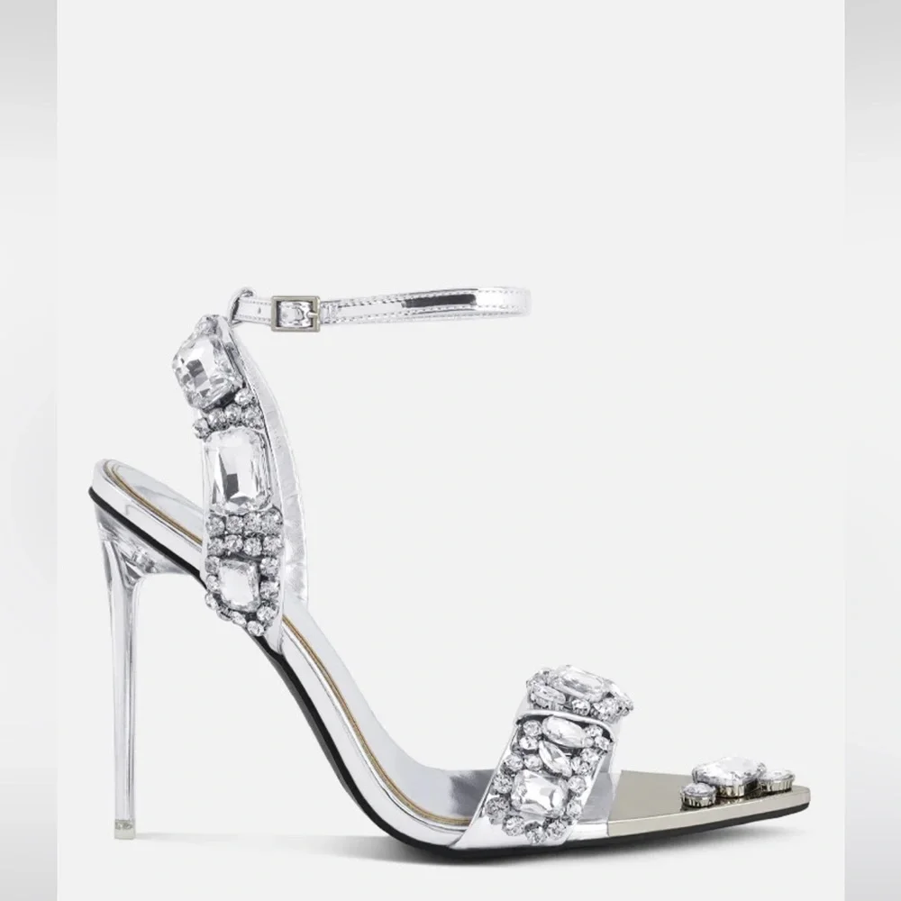 Jewelled heels NWT in box - Picture 8 of 14
